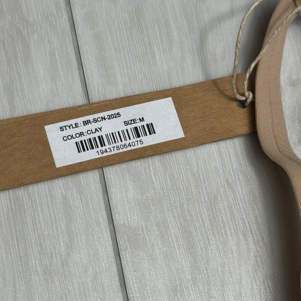 Skims Scoop Neck Bra Clay Medium New With Tags‎ - Picture 9 of 9